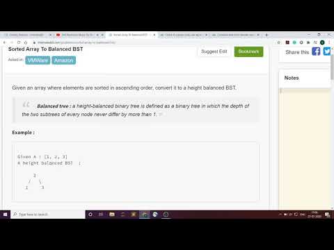 Sorted Array To