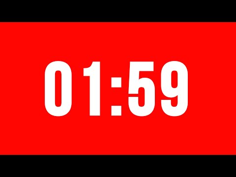 1 Minute 59 Second Timer With Alarm Without Music