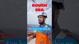 Merchant Ship pe Rough sea + right equipment = safe journey ⚓🌊 #explore #ship #weather #lifeatsea