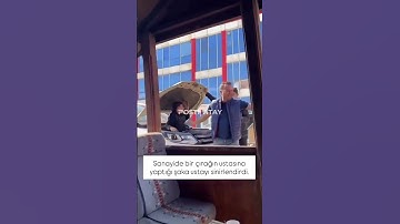 Sanayide bir çırağın ustasına yaptığı şaka ustayı sinirlendirdi.