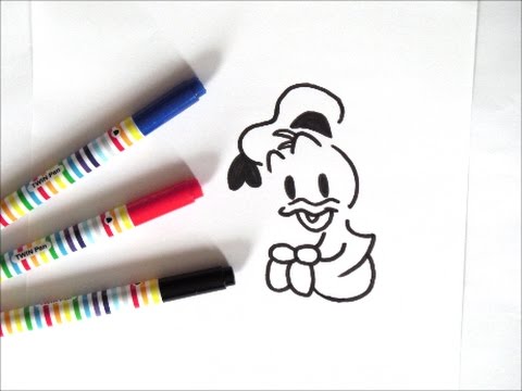 17年は酉年 あかちゃんドナルドダックの描き方 年賀状イラスト ディズニーキャラクター How To Draw Donald Duck 그림 Youtube