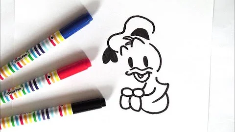 ドナルドダックの書き方