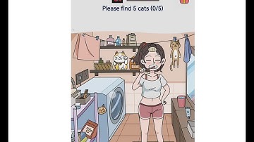 Brain out 2 level 263 please find 5 cats Walkthrough Solution