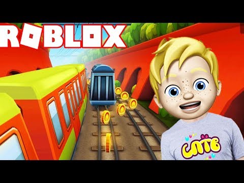 I Found NEW Subway Surfers in ROBLOX! Escape from the POLICE SPTV games cartoon for children
