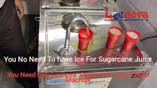 Sugarcane Juice Machine With Chiller / Mini Sugarcane Juice Machine / Ganna Juice Making  Machine
