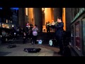 On Street Australian SASKWATCH LIVE STREET Live GIG EDINBURGH 2012 1