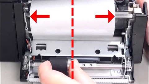 CL4NX Printer - How to Install Label Roll (Dispenser)