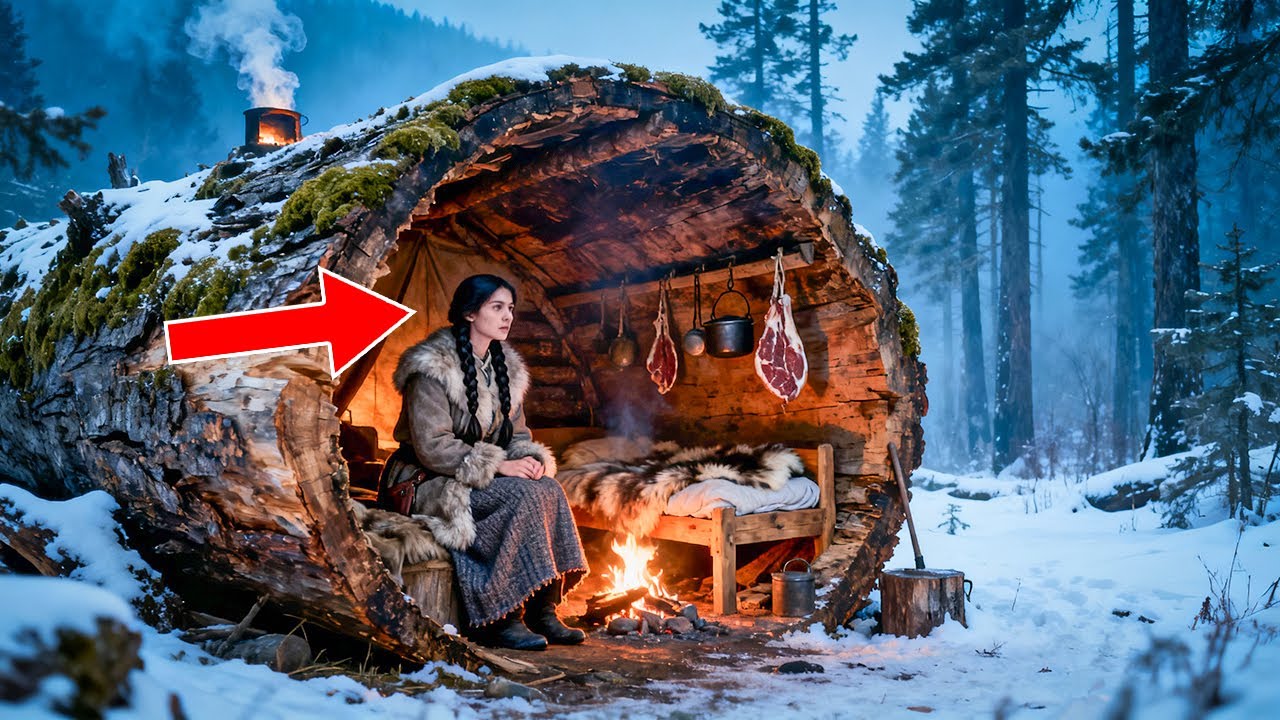 Neighbors Mocked Her Home Inside a Fallen Tree — Until the Blizzard Proved Her Right