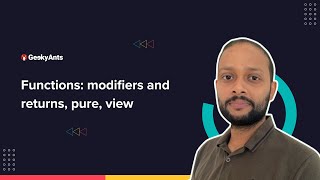 Simplifying Solidity | Episode - 6 | Types of Functions in Solidity | GeekyAnts