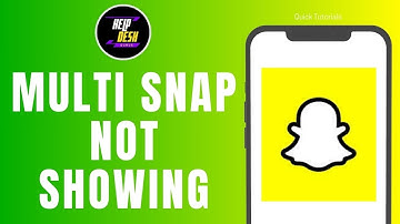 Multi Snap Option NOT SHOWING