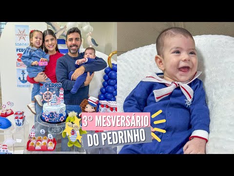 3º MESVERSÁRIO DO PEDRO + NOS ADAPTANDO A NOVA ROTINA - Thamyê Baseggio