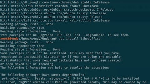 Fix E: Error, pkgProblemResolver::Resolve generated breaks, this may be caused by held packages.