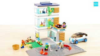 レゴ シティ モダンハウス 60291 ／ LEGO City Family House Speed Build & Review