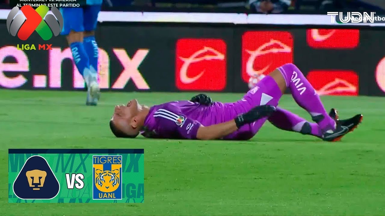 ¡RAMSEY RECETA A NAHUEL! - Pumas 0-0 Tigres | Liga MX - Jornada 9 ...