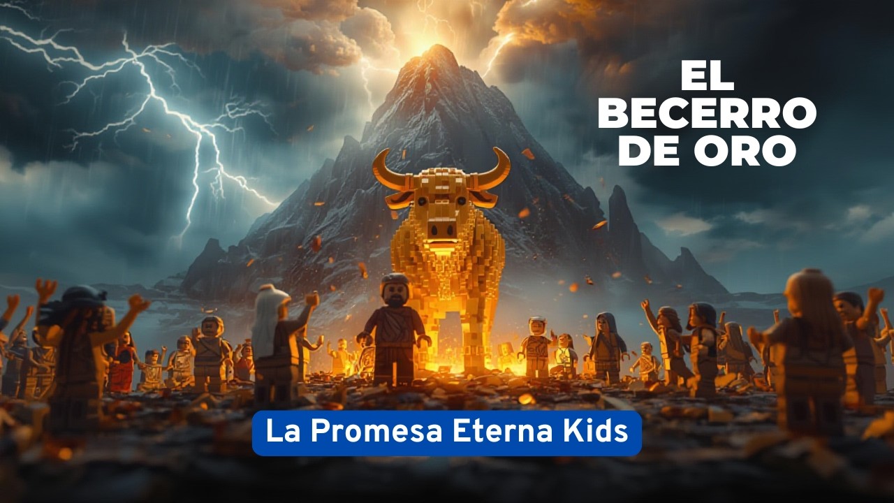El Becerro de Oro 🐂 | Moisés Intercede y Dios Renueva Su Pacto | La Promesa Eterna Kids