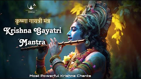 KRISHNA GAYATRI MANTRA 108 Chanting 1 Hour for Inner Peace and Prosperity, Removes Negative Energies