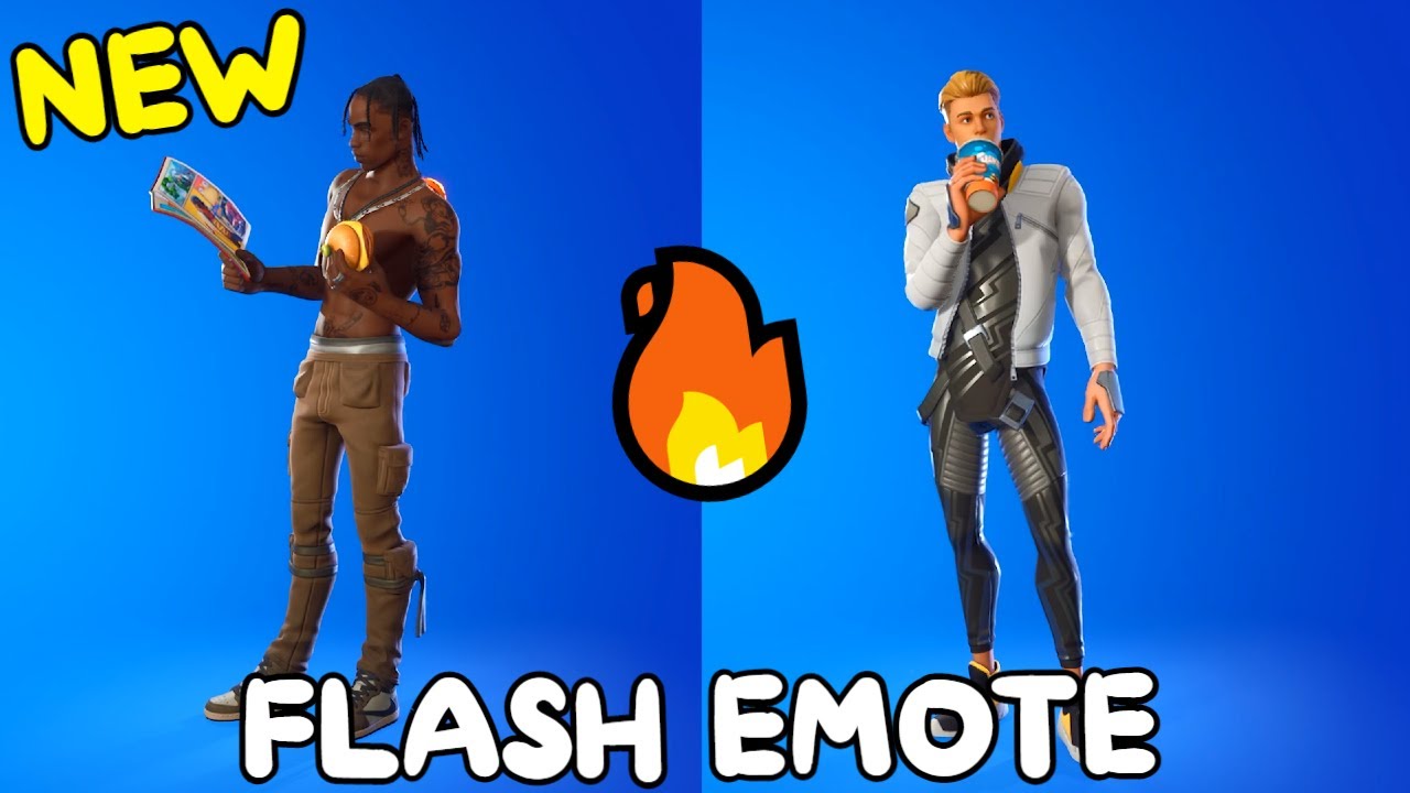 The Flash Emote with Legendary Skins Fortnite YouTube