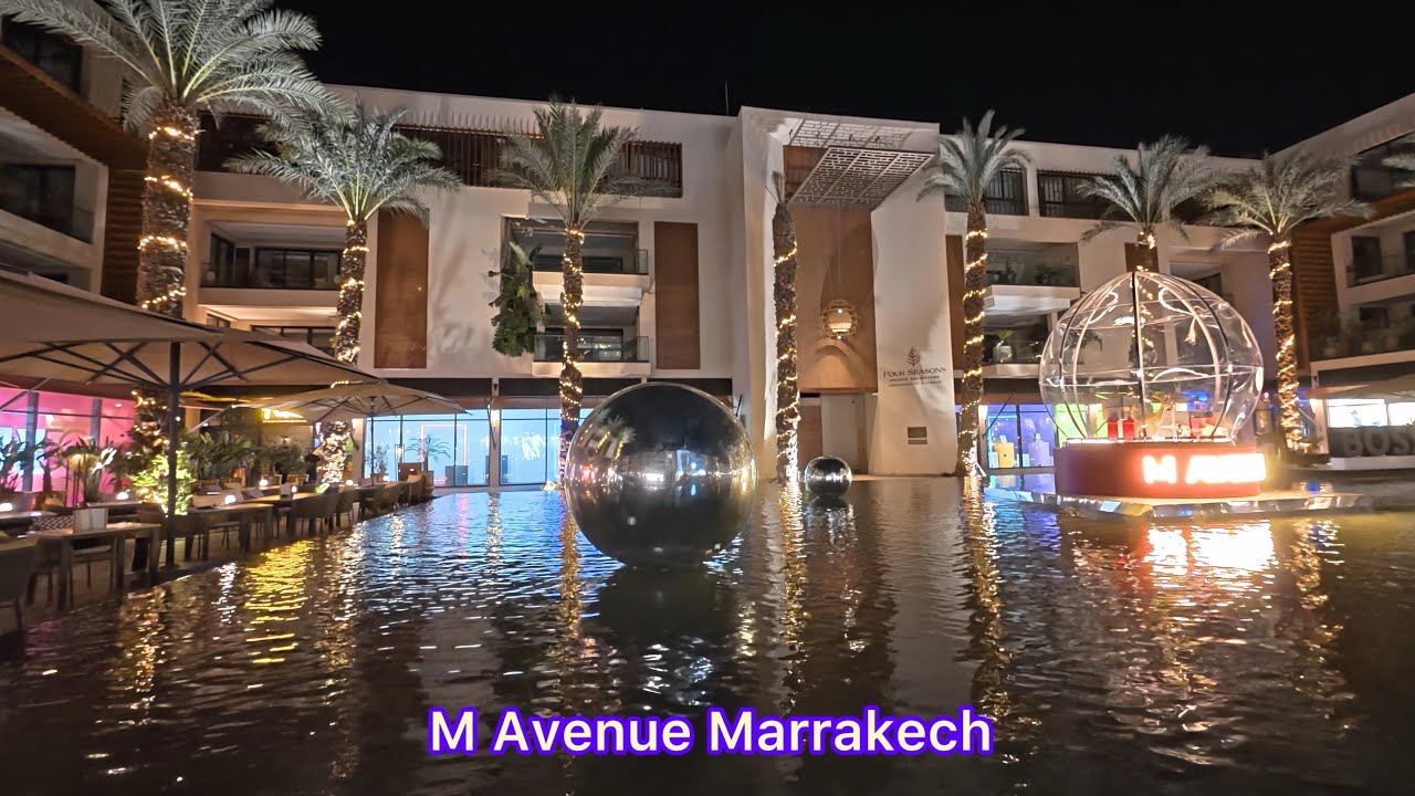 Tour at M Avenue Marrakech Beautiful vibes, luxury brands, restaurants & hotel ✨إكتشف مراكش