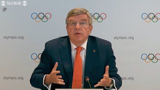 ＩＯＣ会長「緊急事態、五輪と無関係」　選手村の安全強調