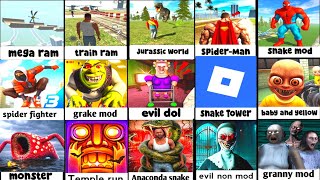GHOST ROBLOX BURI GRANNY MOD IN INDIAN BIKES DRIVING 3D! 🚨 (NEW SECRET UPDATE) screenshot 1