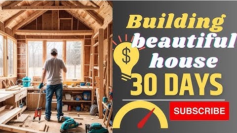 The Ultimate DIY Challenge: Building a Big House with Hand Tools Only