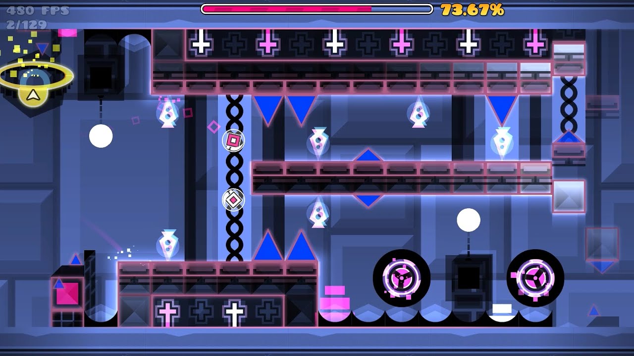 Funky Grove by GdEnDzoNe (hard demon) 3 Coins - Geometry Dash