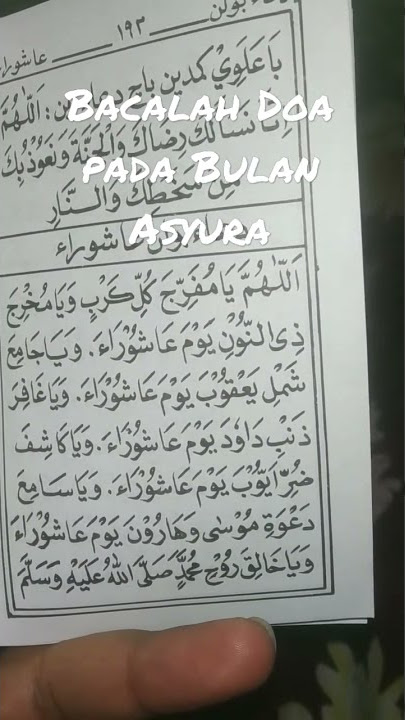 Mari kita baca, lnilah doa pada bulan asyura