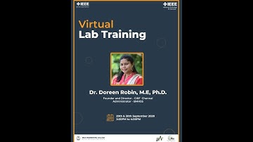 Virtual Lab Training | Day 1 | Dr. Doreen Robin | IEEE MEA SB