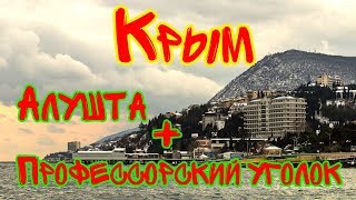 КРЫМ 27.01.2018. Выходные на море. Алушта и Профессорский уголок видео Отдыхаем в Крыму: Алушта
