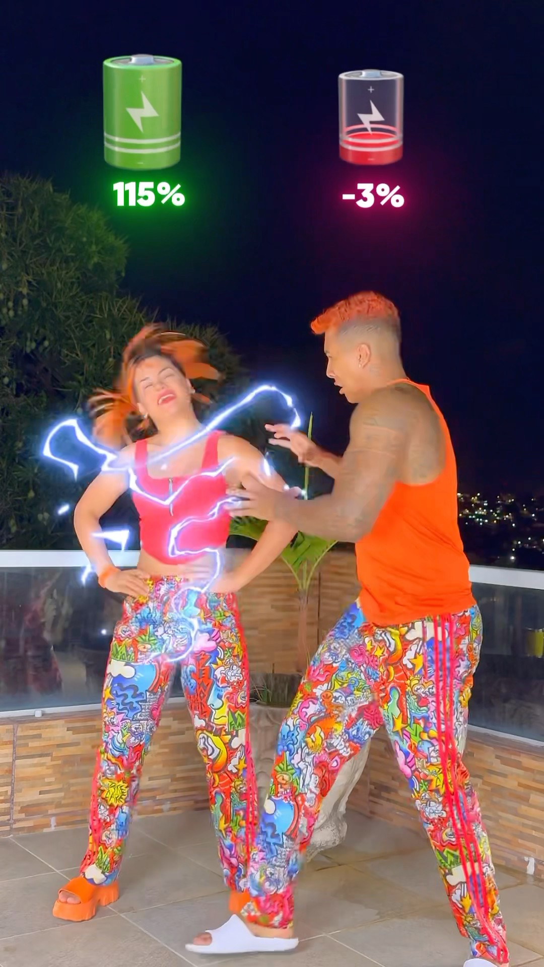 ELA PENSOU QUE FICARIA COM A MINHA ENERGIA!​⁠@mayca.brasil #dancer #trend #short #funny