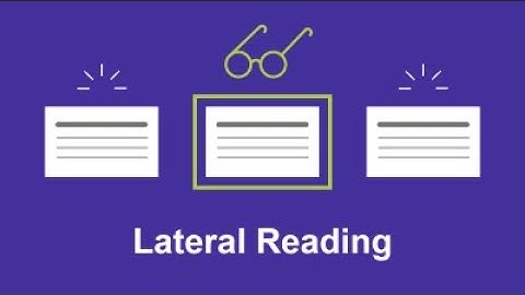 Lateral Reading: Your Defense Against Online Deception
