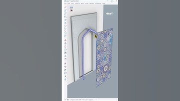 ‏ The fastest way to cut objects in SketchUp using the Curic Face Knife plugin #nicetower #sketchups