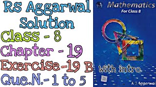 Three Dimensional figures | Class 8 Exercise 19B Question 1-5 |Introduction| Rs Aggarwal| @mdsirmaths
