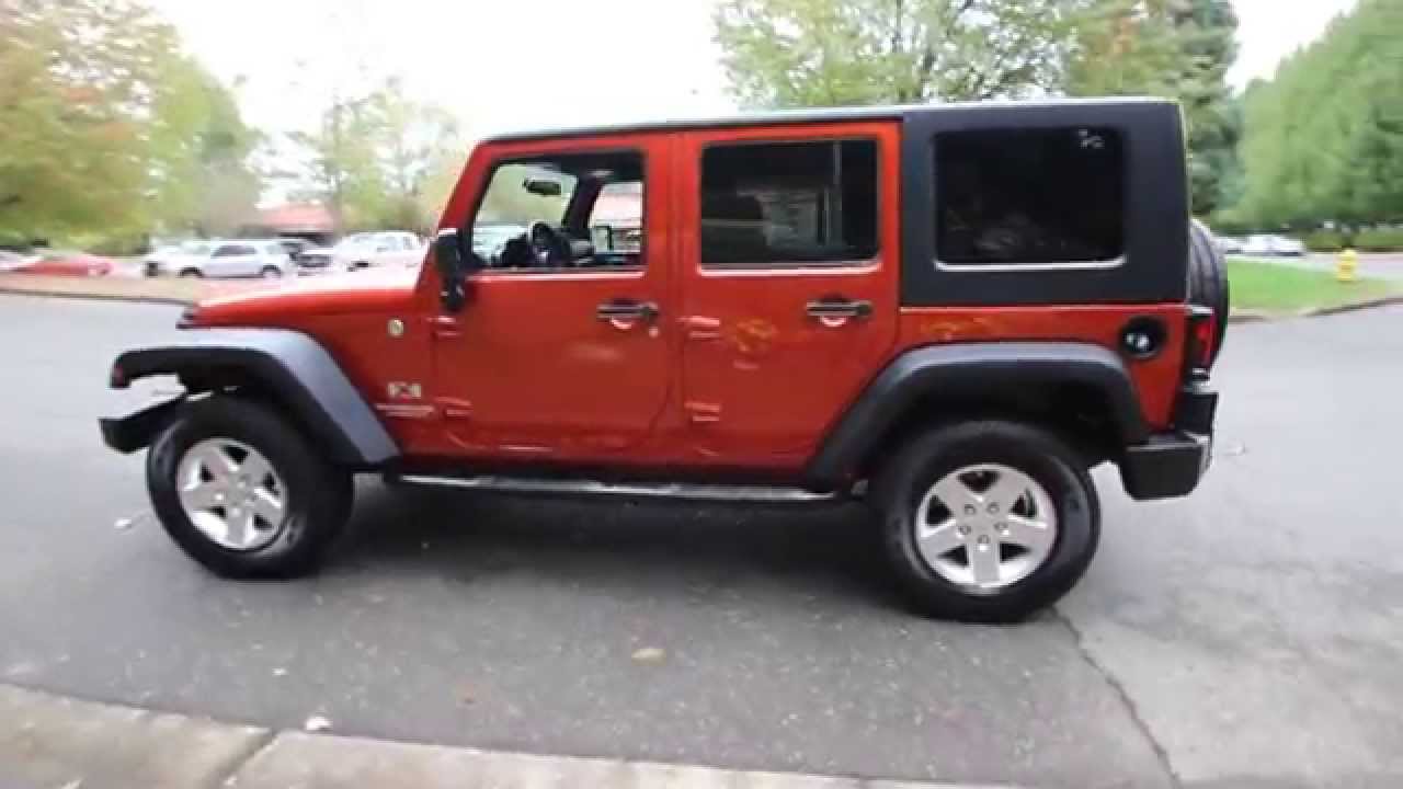 2009 Jeep Wrangler Unlimited X Sport | 9L764195 | Sunburst Orange |  Kirkland | Bellevue | - YouTube