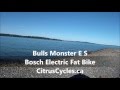 Bulls Monster E S Electric Fat Bike Gravel Beach and Trail Ride by Citrus Cycles