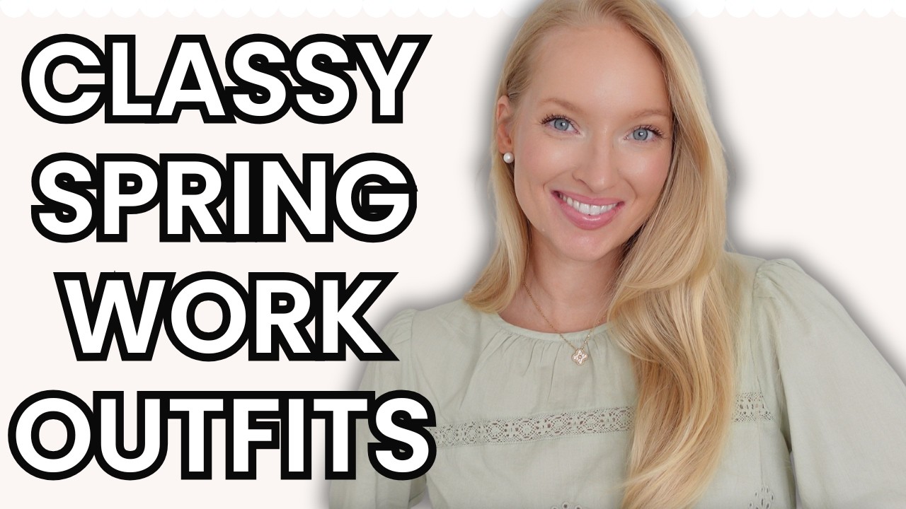 13 Classy Spring Work Outfit Ideas for Women from Loft and Quince | Spring Clothing Try On Haul