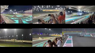 [MULTIPLE ANGLES SYNCED] Max Verstappen overtake on Lewis Hamilton F1 Abu Dhabi 2021