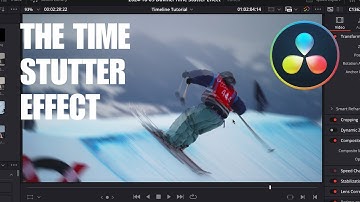 How to Create a TIME STUTTER EFFECT in DaVinci Resolve (Glitch Effect)