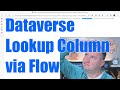 Power automate Dataverse Lookup - How to write to the hard column