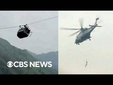 Cable car rescue underway in Pakistan, condition of remaining cables in question