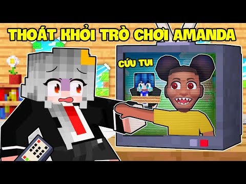 SAMMY GIẢI CỨU PHONG CẬN KHỎI TRÒ CHƠI AMANDA BỊ NGUYỀN RỦA TRONG MINECRAFT