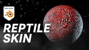 Reptile Skin Shader Tutorial in Blender (Eevee & Cycles)