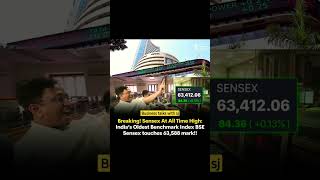 Finally  Sensex touch new life time high 🙌 🥳 #sensex #bse #nifty #sharemarket  #shorts #shortsfeed