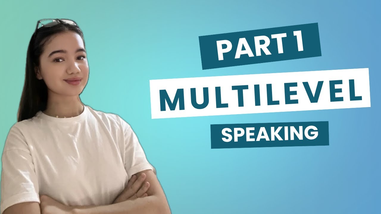 Multilevel test Speaking Part 1.1 va Part 1.2 (yangi formati) 