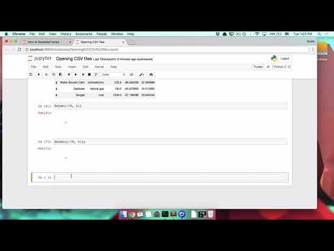 Opening CSV files