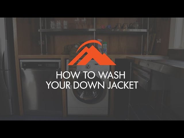 How to wash a feather and down jacket