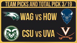 College Basketball Picks & Predictions Today 3/19/24 | NCAAB Picks Today