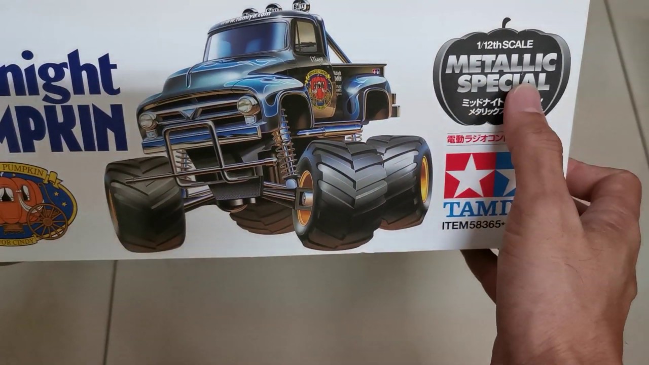 Tamiya 1/12th midnight pumpkin (metallic special) Monster truck