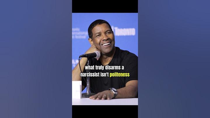 Being Nice Won’t Change a Narcissist—But THIS Will | Powerful 1-Minute Truth , BY DENZEL WASHINGTON