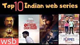 Top 10 Indian Web Series | IMDB Rating | Web Series Talk | Netflix | amazon prime | alt balaji |